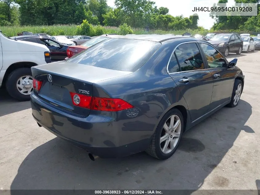 2004 Acura Tsx VIN: JH4CL96954C019208 Lot: 39638923