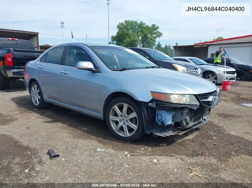 2004 Acura Tsx VIN: JH4CL96844C040400 Lot: 39790349