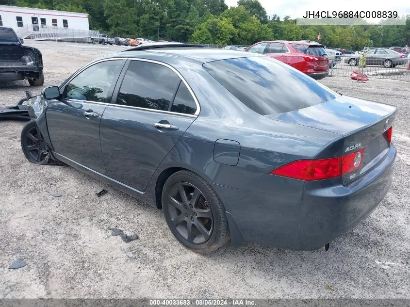 JH4CL96884C008839 2004 Acura Tsx