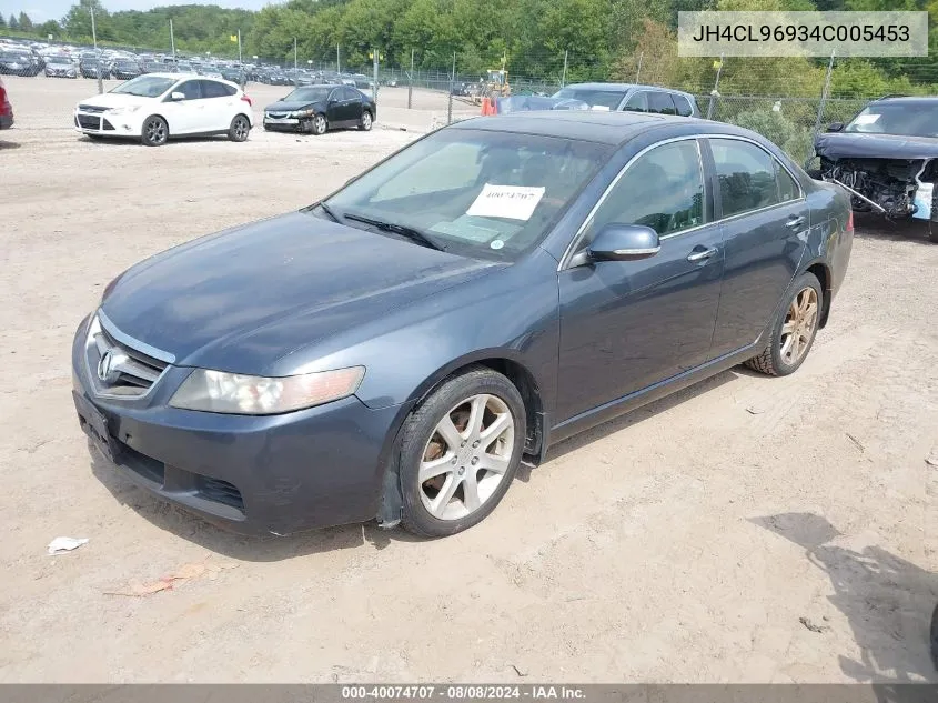 2004 Acura Tsx VIN: JH4CL96934C005453 Lot: 40074707