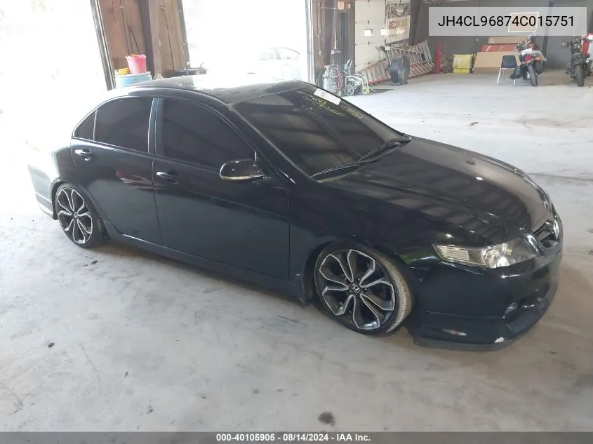 2004 Acura Tsx VIN: JH4CL96874C015751 Lot: 40105905