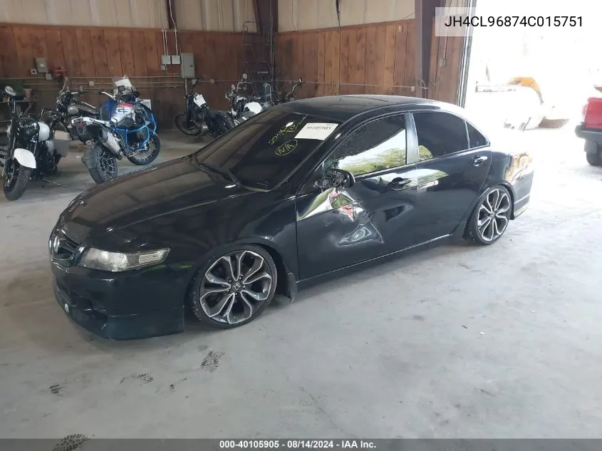 JH4CL96874C015751 2004 Acura Tsx