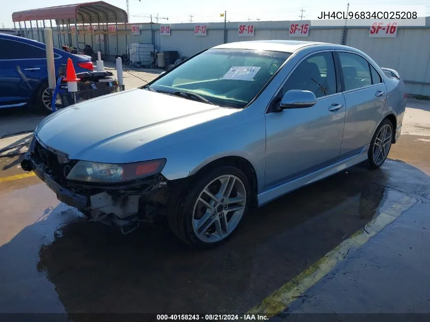 2004 Acura Tsx VIN: JH4CL96834C025208 Lot: 40158243