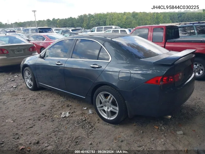 2004 Acura Tsx VIN: JH4CL95844C030225 Lot: 40192753