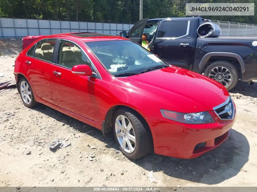 JH4CL96924C040291 2004 Acura Tsx