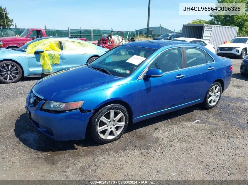 2004 Acura Tsx VIN: JH4CL96864C006328 Lot: 40249179