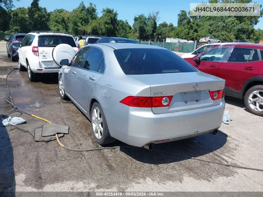 2004 Acura Tsx VIN: JH4CL96844C003671 Lot: 40253419