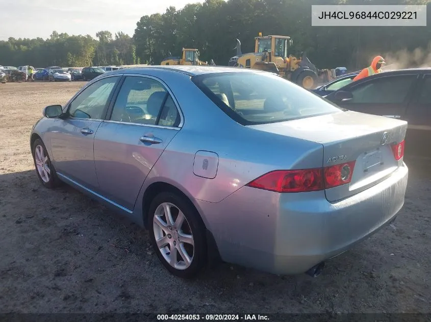 2004 Acura Tsx VIN: JH4CL96844C029221 Lot: 40254053