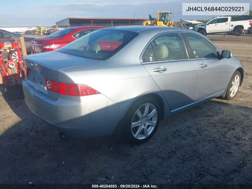 2004 Acura Tsx VIN: JH4CL96844C029221 Lot: 40254053