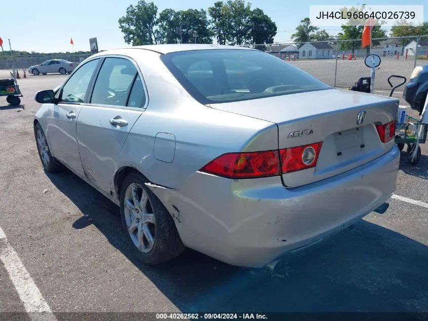 JH4CL96864C026739 2004 Acura Tsx