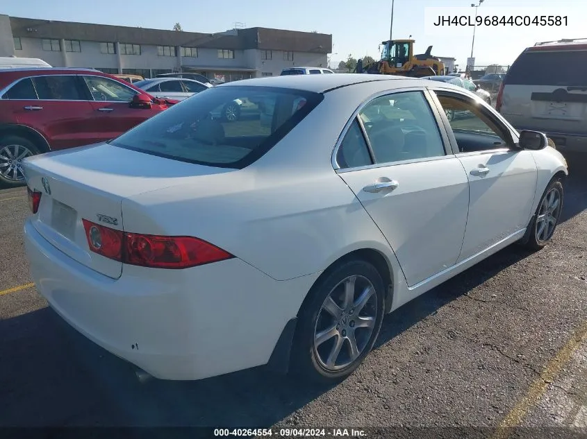 2004 Acura Tsx VIN: JH4CL96844C045581 Lot: 40264554