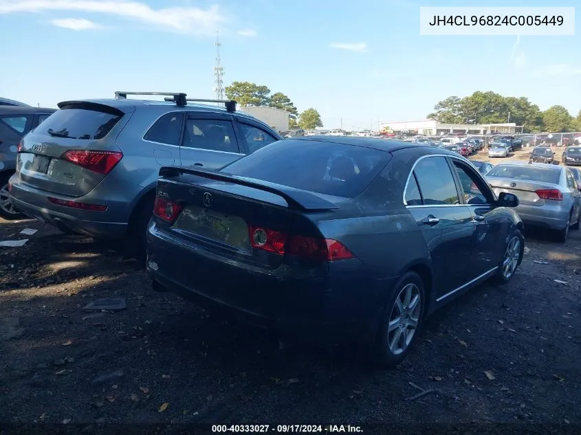 JH4CL96824C005449 2004 Acura Tsx