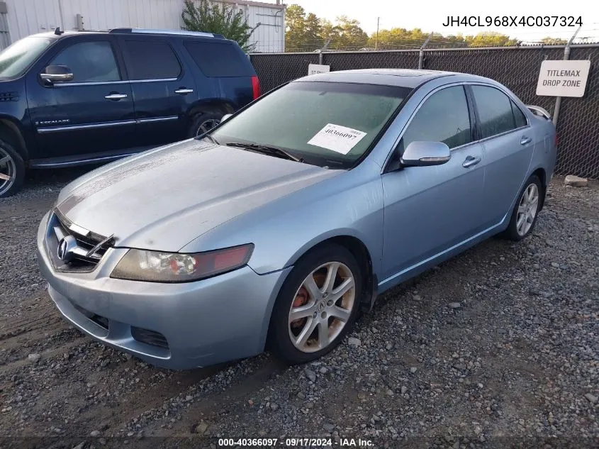 2004 Acura Tsx VIN: JH4CL968X4C037324 Lot: 40366097