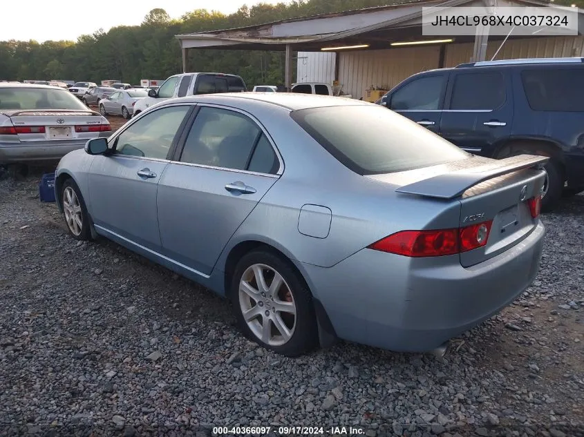 2004 Acura Tsx VIN: JH4CL968X4C037324 Lot: 40366097