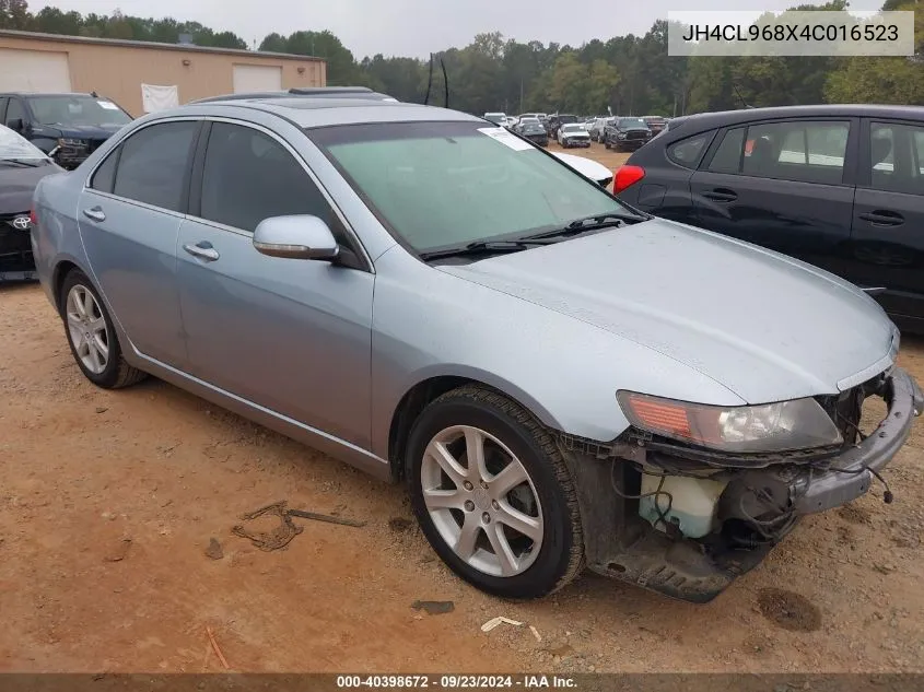 2004 Acura Tsx VIN: JH4CL968X4C016523 Lot: 40398672