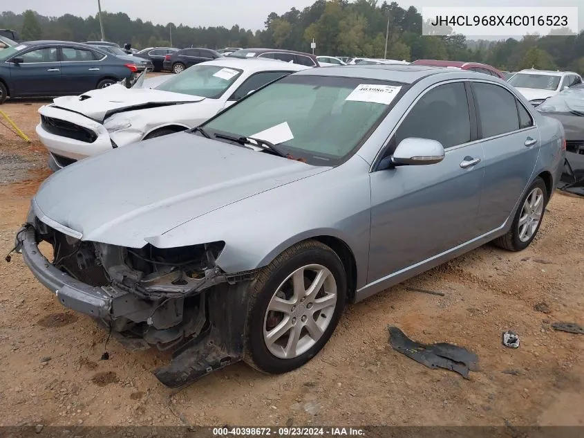 2004 Acura Tsx VIN: JH4CL968X4C016523 Lot: 40398672