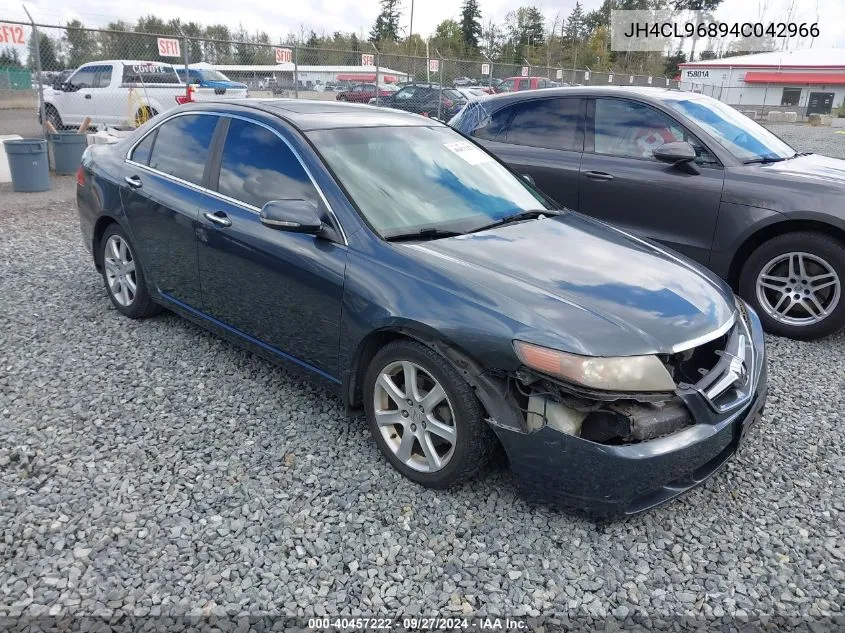 2004 Acura Tsx VIN: JH4CL96894C042966 Lot: 40457222