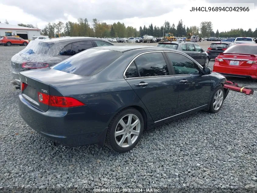 2004 Acura Tsx VIN: JH4CL96894C042966 Lot: 40457222