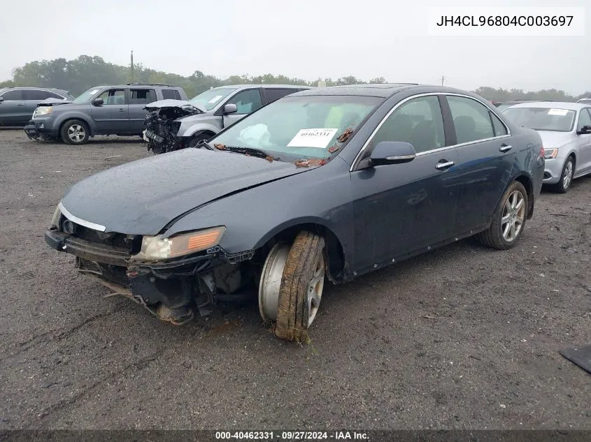 2004 Acura Tsx VIN: JH4CL96804C003697 Lot: 40462331