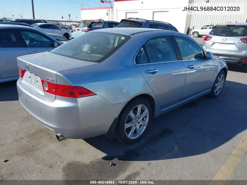 2004 Acura Tsx VIN: JH4CL96884C012020 Lot: 40514563