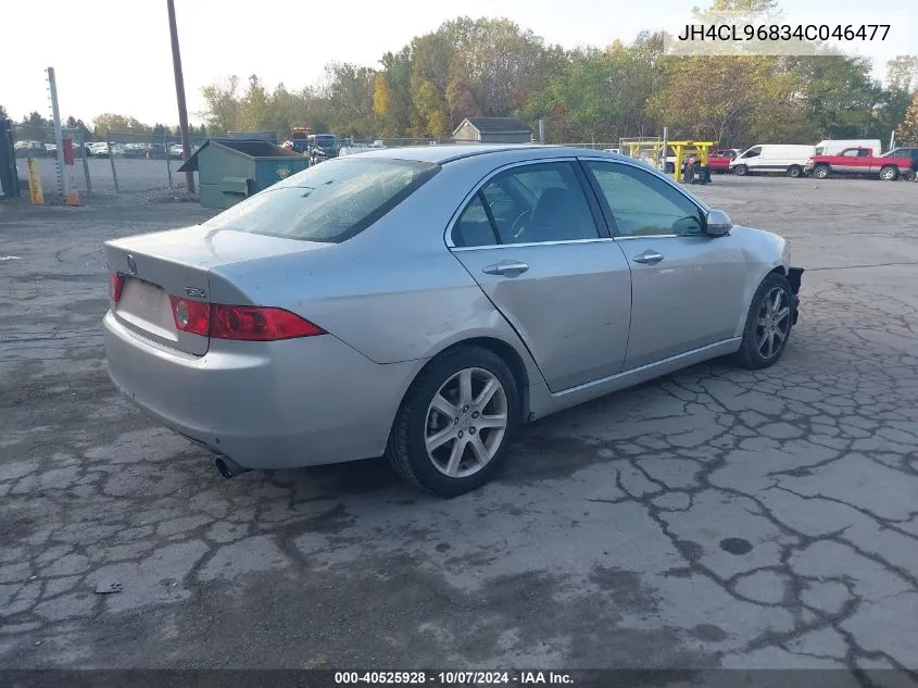 2004 Acura Tsx VIN: JH4CL96834C046477 Lot: 40525928