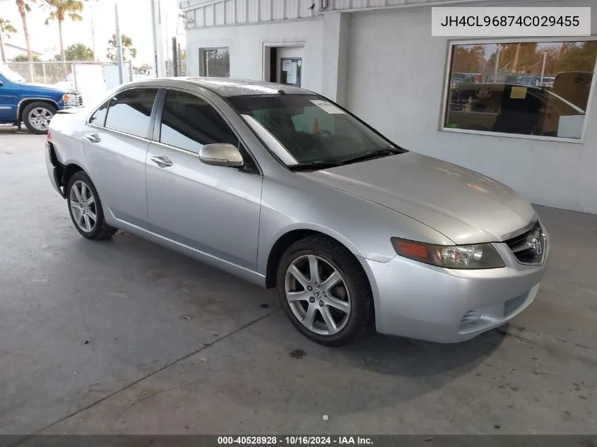 2004 Acura Tsx VIN: JH4CL96874C029455 Lot: 40528928