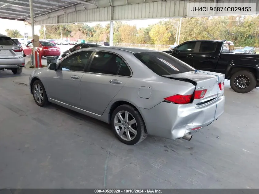 2004 Acura Tsx VIN: JH4CL96874C029455 Lot: 40528928