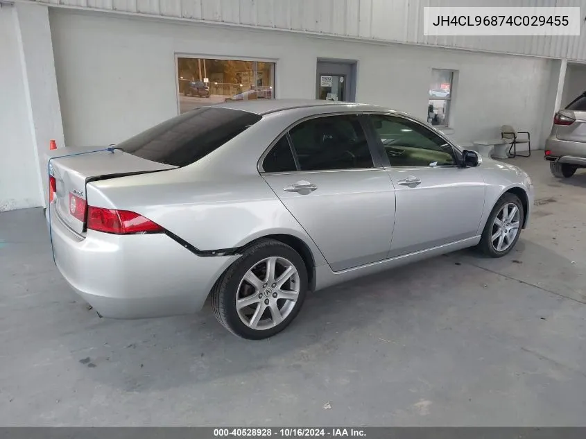 2004 Acura Tsx VIN: JH4CL96874C029455 Lot: 40528928