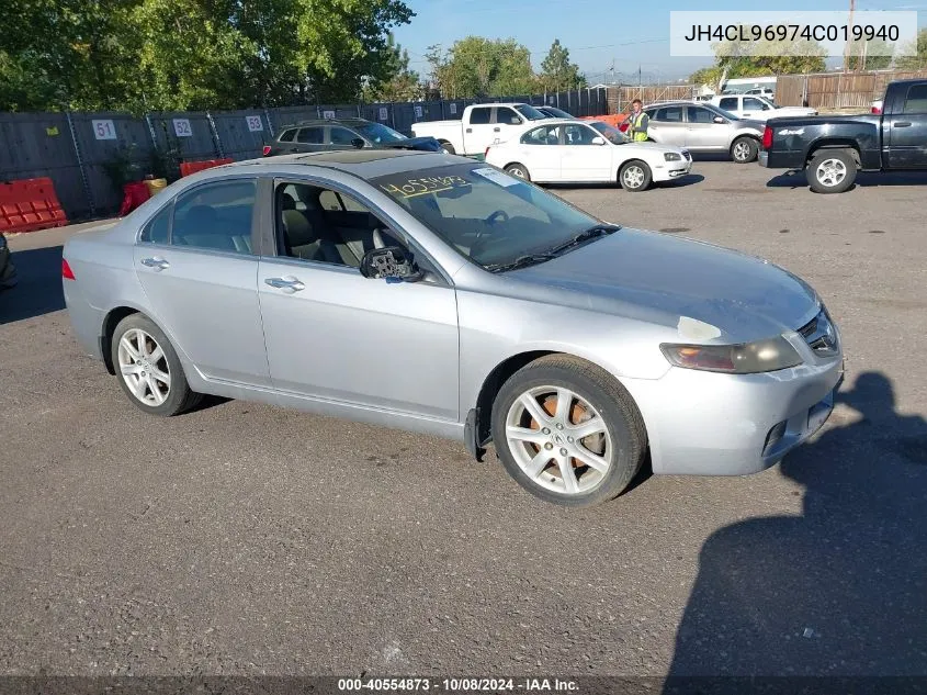 2004 Acura Tsx VIN: JH4CL96974C019940 Lot: 40554873