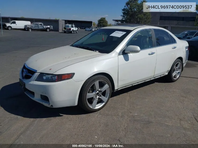 2004 Acura Tsx VIN: JH4CL96974C009537 Lot: 40562105