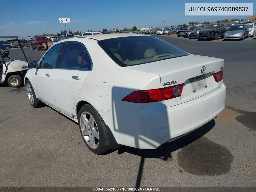 2004 Acura Tsx VIN: JH4CL96974C009537 Lot: 40562105