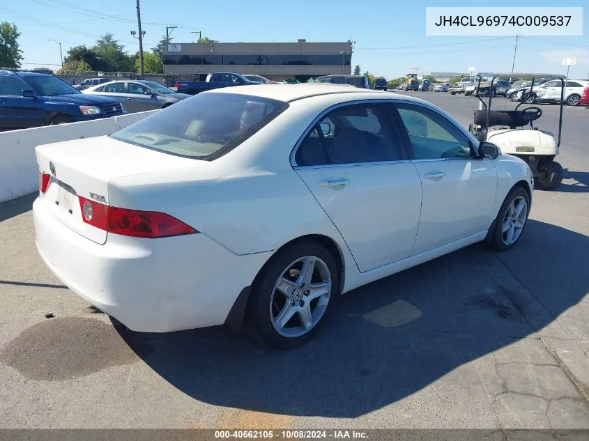 2004 Acura Tsx VIN: JH4CL96974C009537 Lot: 40562105