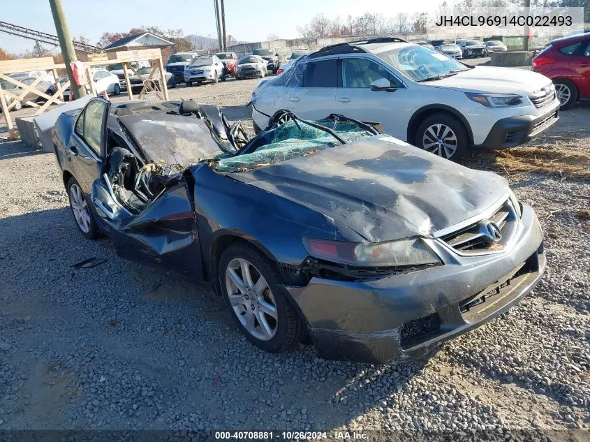 2004 Acura Tsx VIN: JH4CL96914C022493 Lot: 40708881