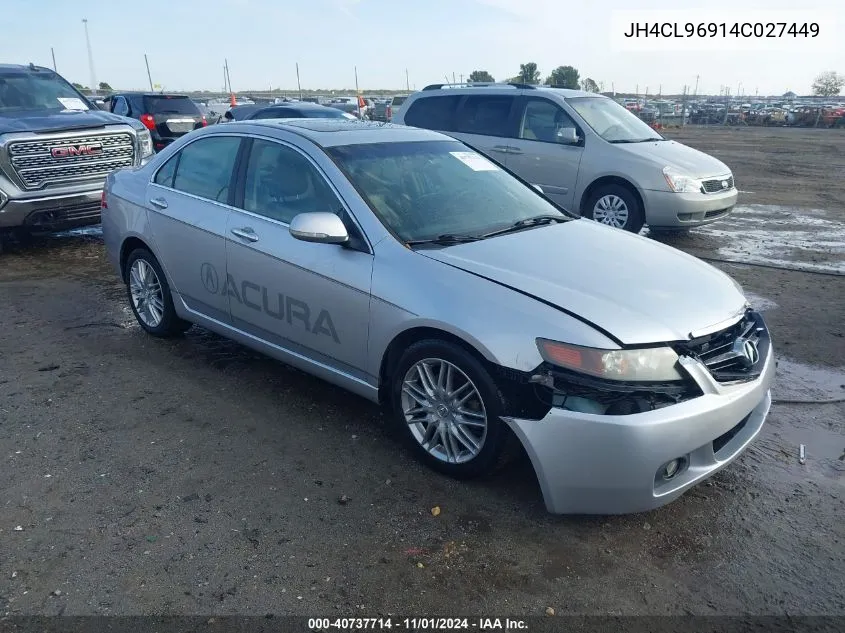 2004 Acura Tsx VIN: JH4CL96914C027449 Lot: 40737714