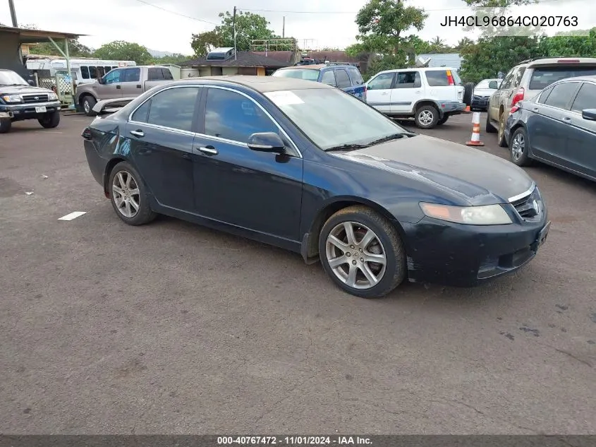 2004 Acura Tsx VIN: JH4CL96864C020763 Lot: 40767472