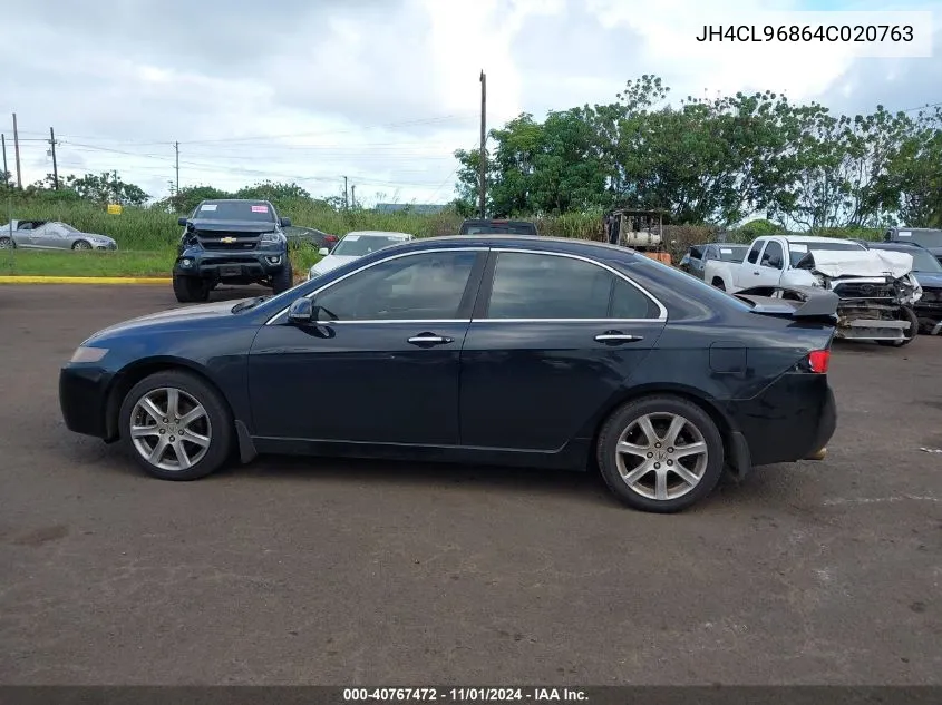 2004 Acura Tsx VIN: JH4CL96864C020763 Lot: 40767472