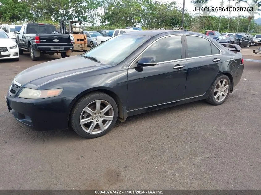 2004 Acura Tsx VIN: JH4CL96864C020763 Lot: 40767472