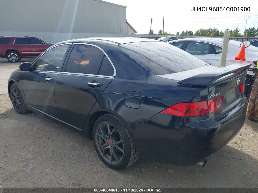 2004 Acura Tsx VIN: JH4CL96854C001900 Lot: 40844613