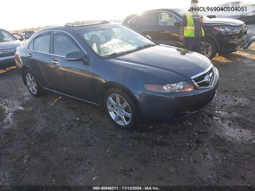 2004 Acura Tsx VIN: JH4CL96904C004051 Lot: 40846211