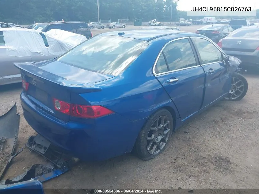 JH4CL96815C026763 2005 Acura Tsx