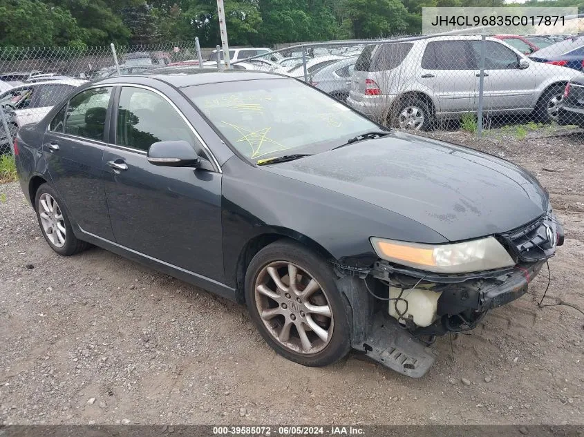 2005 Acura Tsx VIN: JH4CL96835C017871 Lot: 39585072