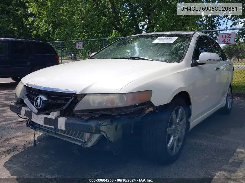 JH4CL96905C020851 2005 Acura Tsx