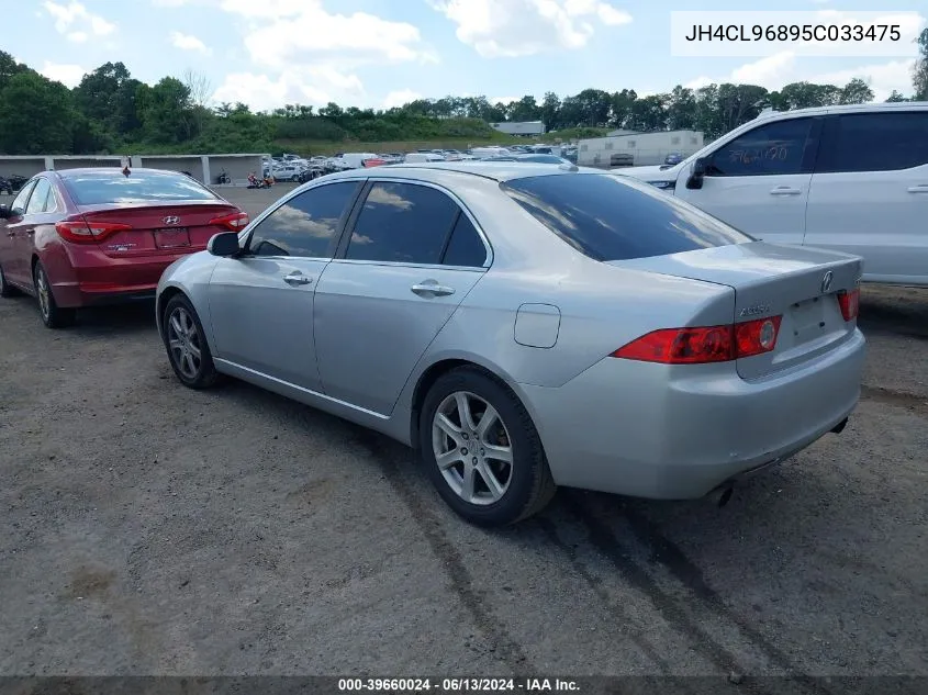 2005 Acura Tsx VIN: JH4CL96895C033475 Lot: 39660024