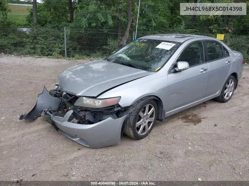 2005 Acura Tsx VIN: JH4CL968X5C014398 Lot: 40048098