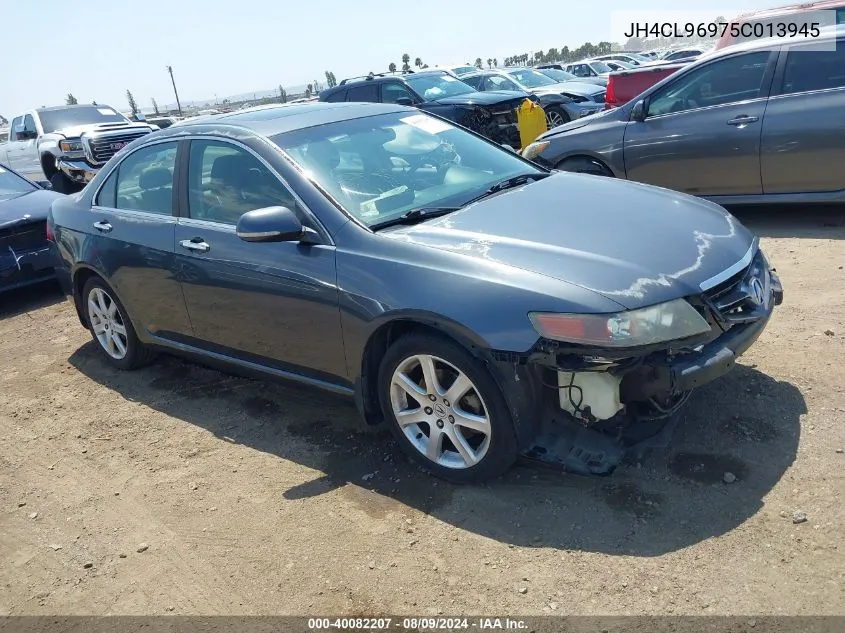 2005 Acura Tsx VIN: JH4CL96975C013945 Lot: 40082207