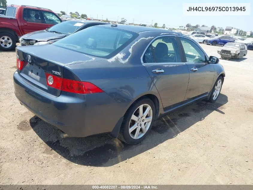 2005 Acura Tsx VIN: JH4CL96975C013945 Lot: 40082207