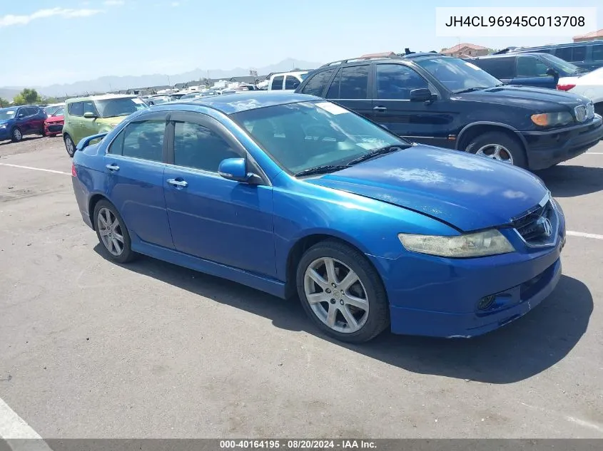 2005 Acura Tsx VIN: JH4CL96945C013708 Lot: 40164195