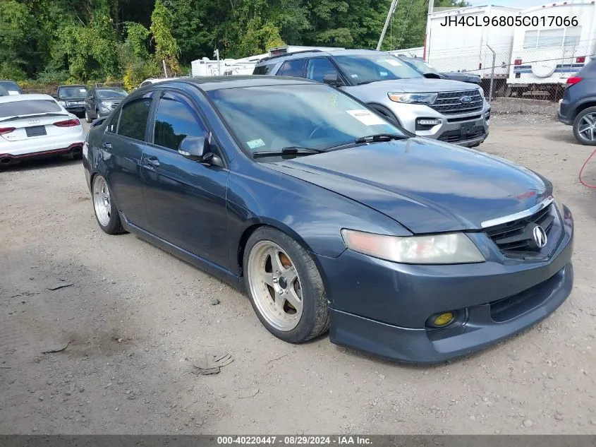 2005 Acura Tsx VIN: JH4CL96805C017066 Lot: 40220447