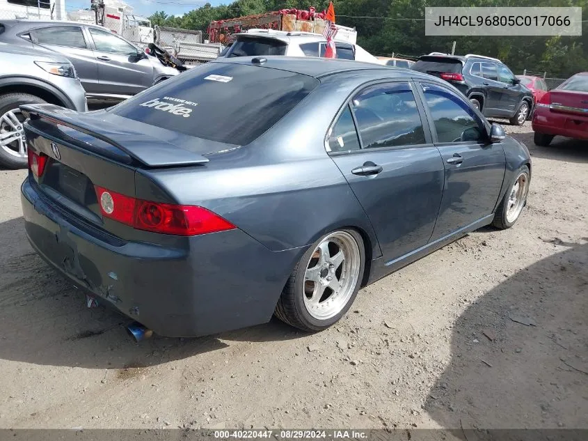 2005 Acura Tsx VIN: JH4CL96805C017066 Lot: 40220447