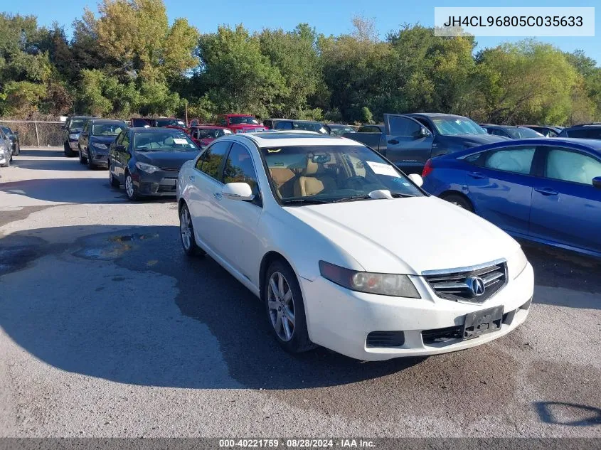 JH4CL96805C035633 2005 Acura Tsx